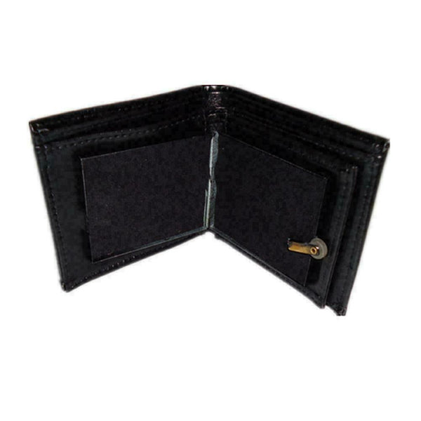 Magic Trick Flame Fire PU Wallet Leather Magician Stage Prop Perform Show I1Z1