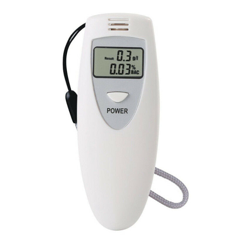 0.01% Digital LCD Police Breathalyzer Breath Alcohol Tester Analyzer Detector
