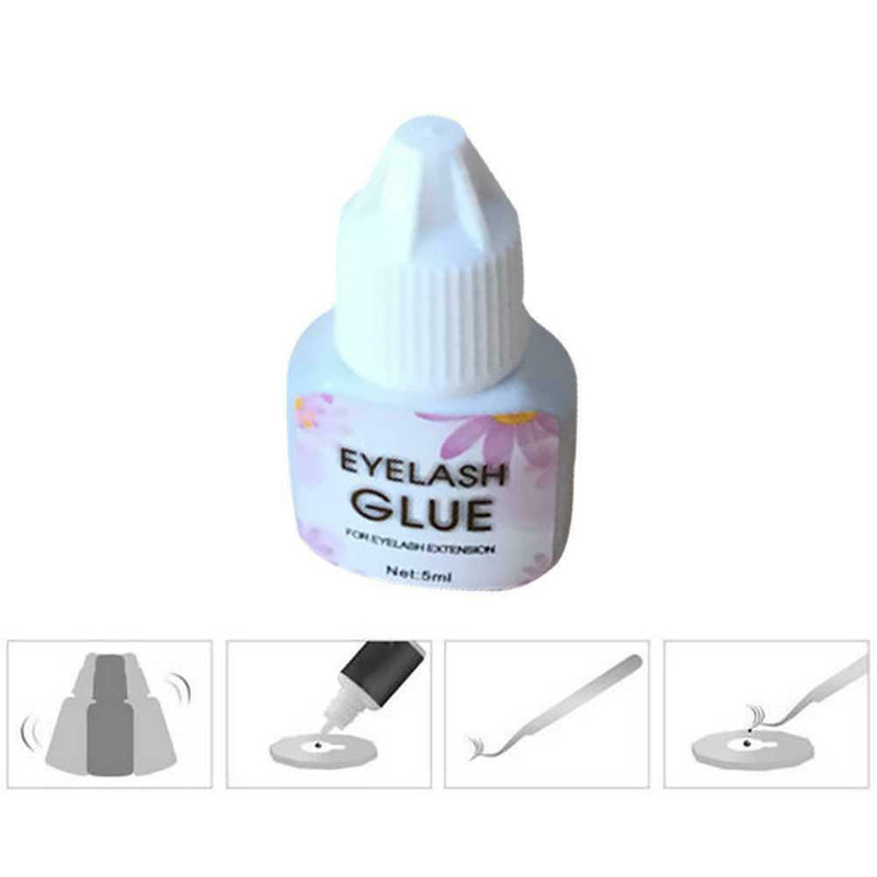 Long Lasting False Eyelash Makeup Adhesive Eye Lash Glue Eyelash Extension Tool
