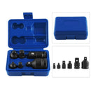6Pcs/Set Hand Wrench Tool Set Impact Socket Adaptor Reducer Adapter 1/4 1/2
