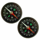New Survival Pocket Liquid Filled Button Compass For Hiking Hot Camping Sal U4B5