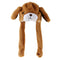 Bear Hat Ear Moving Jumping Hat Funny Lovely Plush Hat Cap For Women Girls