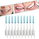 40pcs Teeth Toothpicks Dental Floss Picks Interdental Brush Stick Tooth Cle E5I7