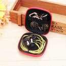 80*80*30mm Square EVA Case Headphone Bluetooth Earphone Cable Storage Box