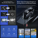 F40 Car FM Transmitter Bluetooth 5.0 AUX Handsfree MP3 Player USB Charger