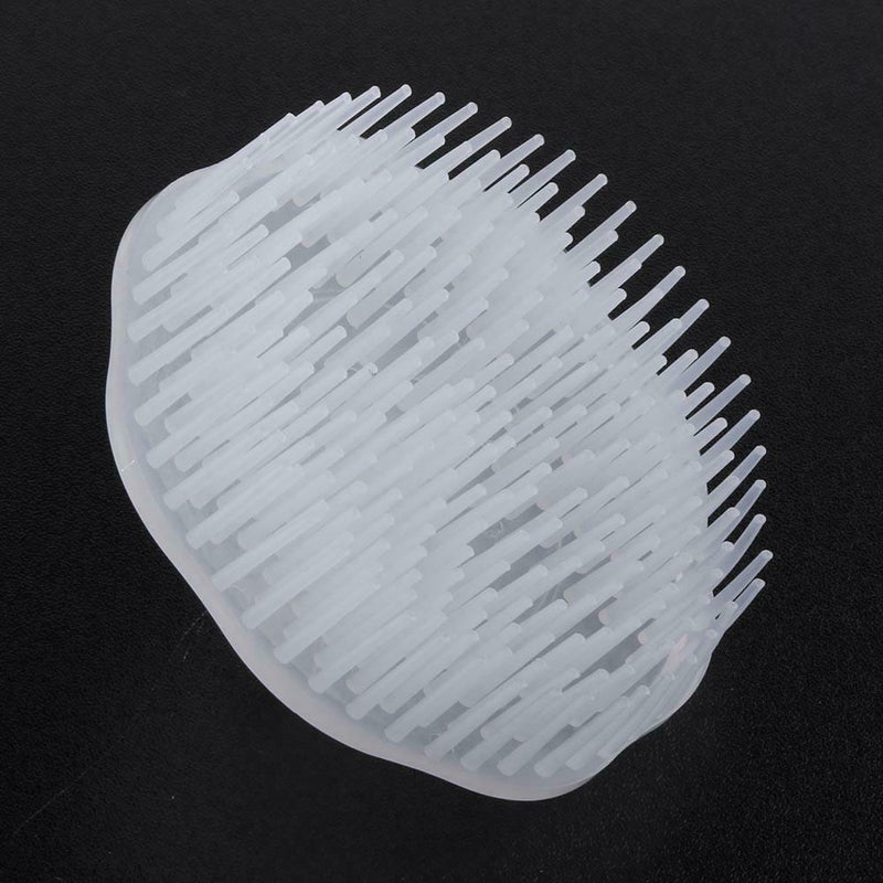 2pcs White Washing Hair Cleaner Brushes Shampoo Scalp Massage Comb