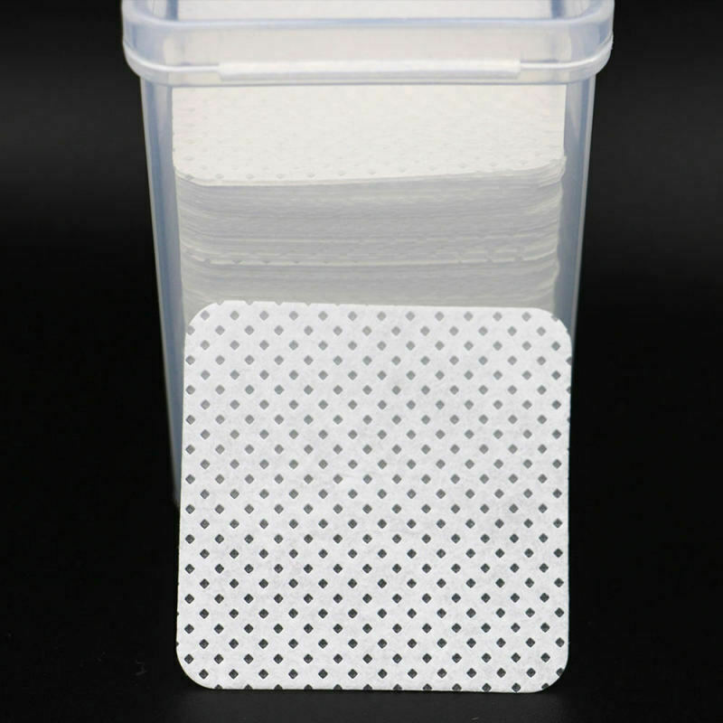 180pcs Nail Art Manicure Polish Remover Cleaner Wipe Lint Free Non-woven Pads