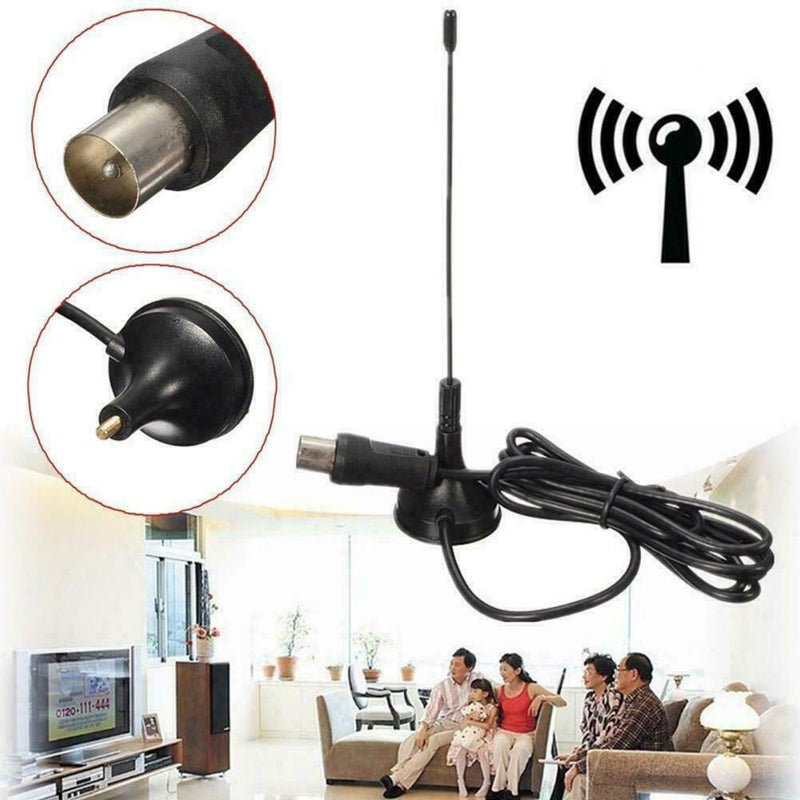 DVB-T Car TV Chuck Antenna UHF/VHF Dual Frequency Reception Indoor 1080P HD S7S2