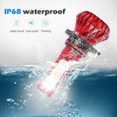 2pcs Car Auto Motorcycle 3000K 6000K 8000K 4200LM COB LED Fog Tail Light Bulbs