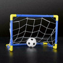 Indoor Mini Folding Football Soccer Ball Goal Post Pump Sport Net DIY Set W9P9