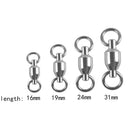35x Big Game Stainless Steel Ball Bearing Swivels Fishing Spinning Swivels