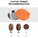 Stainless Steel Refillable Reusable Coffee Capsule Pods Cup With Brush Spoon