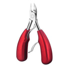Double Spring Soft Rubber Handle Fingernail&Toenail Cuticle Nipper Trimming