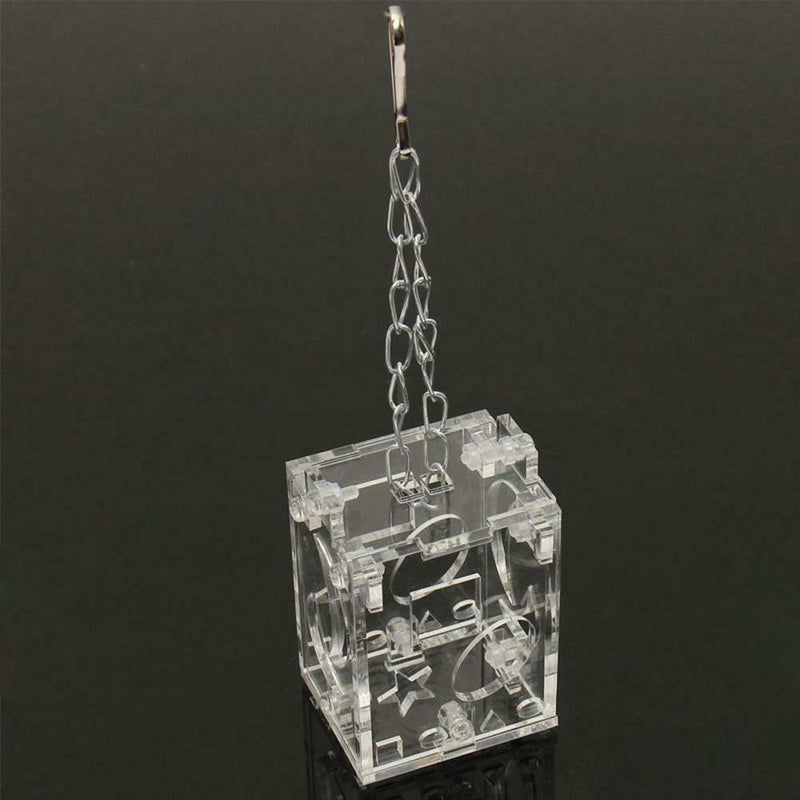 Parrot Bird Cage Feeder Hang Foraging Toys Pet Treat Hunt Macaw Cockatoo