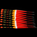 10Pcs/Set Carp Fishing Floats Set Buoy Bobber Stick for Fish Tackle Vertica Z5L3