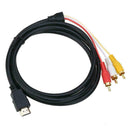 HDMI to RCA Cable Signal Transmitter Cord Adapter For TV DVD HDTV X8K4