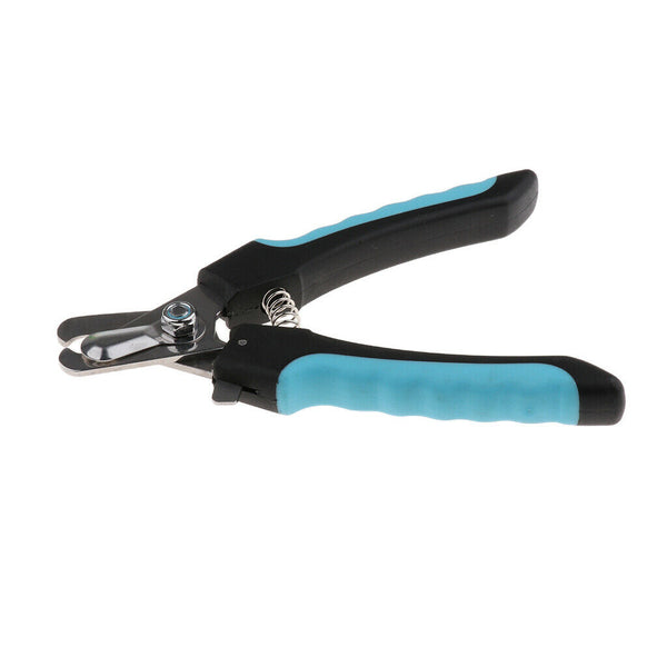 2PCS Pet Dog Cat Alloy Nail Clipper Trimmer for Small Animals Black L