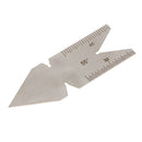 Welding Weld Screw Gauge 55 Degree Weld Gage Stainless Steel Long 60MM Wide