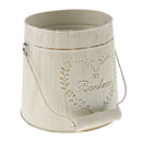 British Style Garden Small Metal Tin Plant Flower Hanging Planter Pot Box