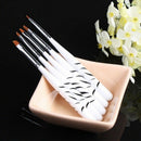 5Pcs Nail Art Uv Gel Builder Polish Painting Pen Brush Diy Decorations Set