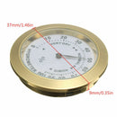 37MM Mini Portable For Humidor Home Round Glass Analog Hygrometer Humidity Gauge