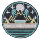 Go Outdoors Hiking Patch Embroidered Patches for Jackets Mountain Hiking badge U