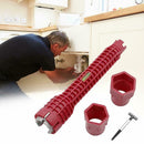 8-In-1 Faucet & Sink Installer Tool Multifunctional Water Pipe Wrench Spanner