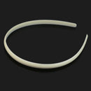 Wholesale Lots 12 White Plain Women Plastic Hair Hoop Band Headbands for Crafts