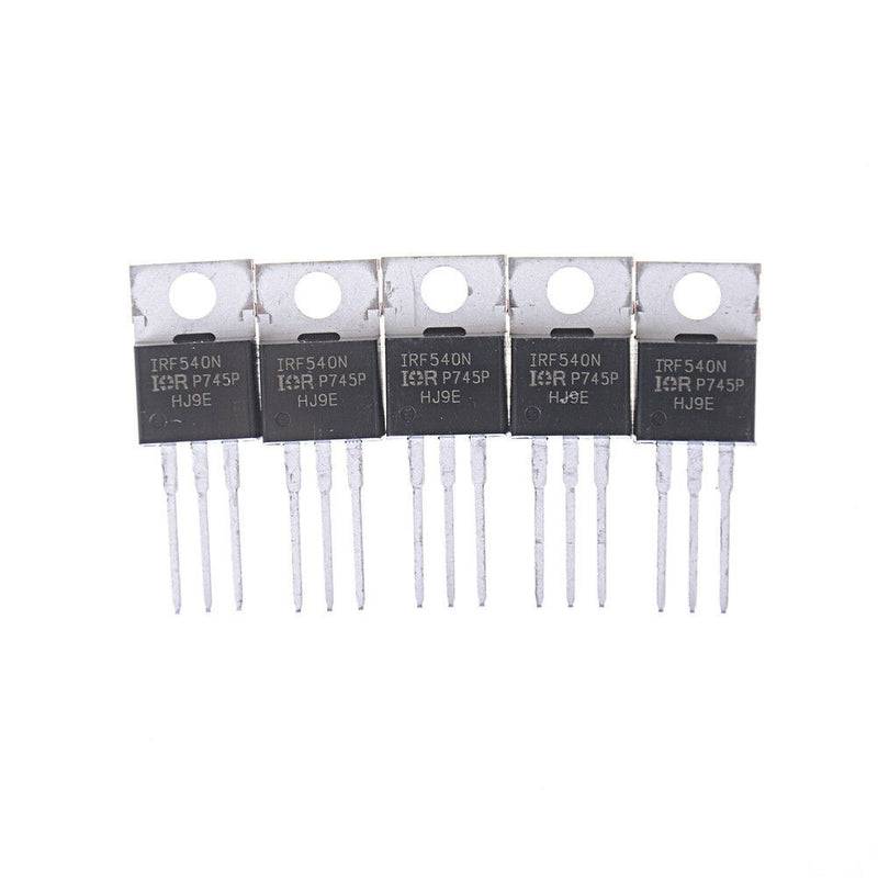 5Pcs IRF540N IRF540 TO-220 Power MOSFET IRF 100V 33A Electronic componentJ Bj