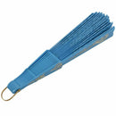 Chinese Style Bling Flower Pattern Party Wedding Folding Hand Fan sky blue