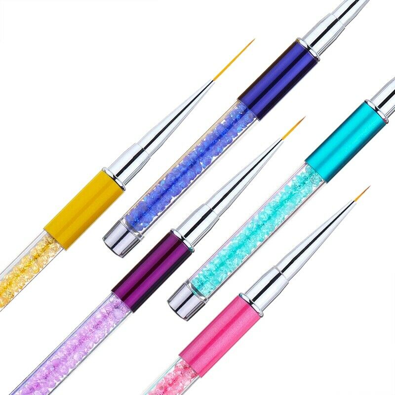 5 Pieces Nail Brushes for Nail Art Nail Design Brush Nail Art Pens Nail Art E1M8