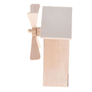 Decorate your own unfinished plain windmill shapes wooden money savings box
