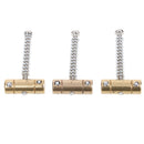 3Pcs Brass guitar bridge compensated saddles for guitar accessory BX