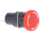 1Pcs Red Mushroom 5A Emergency Stop Push Button Switch JR