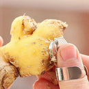2pcs Practical Stainless Steel Kitchen Gadget Garlic Ginger Cutter Peeler Too3cg