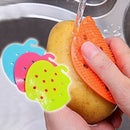 Kitchen Fruit Vegetable Multifunctional Plastic Easy Cleaning Potato Brush Tools