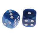 20pcs/Set 6-Sided Spot Dices for Drinking Gambling Club Toys Parts Pink+Blue