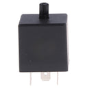 12V 24V 3-PIN Adjustable LED Flasher Relay Turn Signal Light BliSEAU