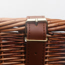Bike Brown Front Basket Bicycle Cycle Shopping Flower Children Kids Girls