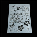 Butterfly Layering Stencils For Walls Painting Scrapbooking Stamp Album Decor JR