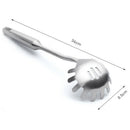 1X(Stainless Steel Spaghetti Spoon With Long Handle Pasta Scoops Colander P