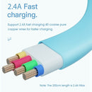 Essager Mini Usb Cable 2.4A Fast Charge Cell Phone Cables Flat Cable Charge X5K7