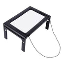2.5X Reading Magnifying Glass LED Lights, Hands Free Magnifier with Stand &