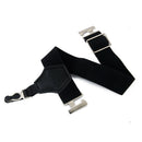 Pair Adjustable Mens Sock Suspenders Garter Hold Braces Elastic Clip Grip`