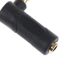 3.5MM Male To Female L Shape Adapter Audio Microphone Jack Stereo Plug ConneS Hn