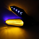 2Pcs Motorcycle Turn Signal Light Led Flow Flashing Motorcycle Universal In