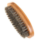 1PC Men Natural Boar Bristle Beard Mustache Brush Cleaning Tool Shaving  OZ