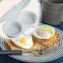 Microwave Egg Poacher Saves Time Eggs Made Easy No Safety Healthy Mess G1C5