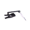 Transparent Acrylic Folding Eyeglass Clip On Magnifying Lens Flip Loupe  3C