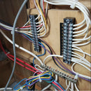 5Pcs Dual Row 8-Position Screw Terminal Electric Barrier Strip Block 25A 600V